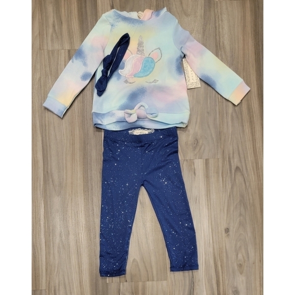NWT Cozy Children's Btween Outfit with Tie-Dye Hoodie size 2T - Picture 1 of 6